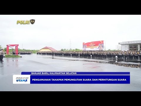 POLDA KALSEL GELAR APEL MENYAMBUT KEDATANGAN PERSONEL PENGAMANAN PILKADA