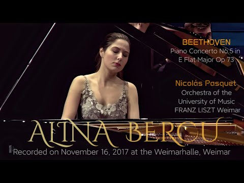 ALINA BERCU - Beethoven Piano Concerto No.5 in E Flat Major Op 73