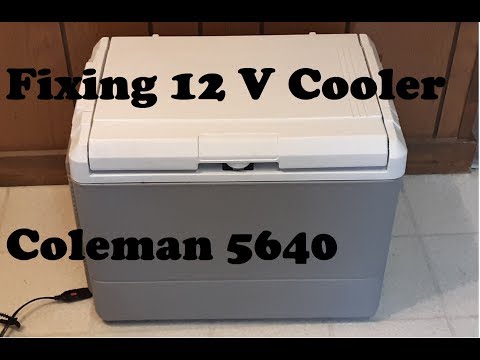 Coleman 12 Volt Cooler ~ Replacing Fan Motor ~ Model 5640