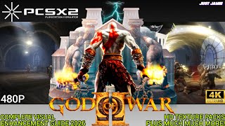 How to make God of War 2 look INCREDIBLE with PCSX2 Emulator #godofwar #pcsx2 #emulator