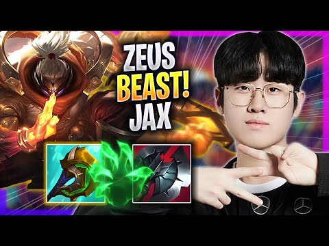 ZEUS IS A BEAST WITH JAX! - T1 Zeus Plays Jax TOP vs Malphite! | Season 2023