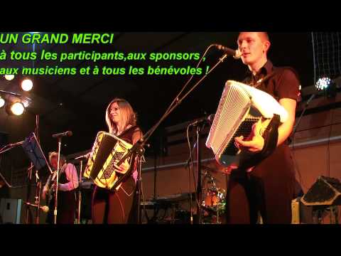 Virginie et Cyril au gala d'accordéon de Bourgneuf