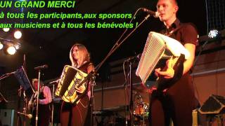 Virginie et Cyril au gala d'accordéon de Bourgneuf
