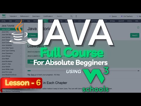 W3schools Java Full Course For Beginners Lesson 6 Java W3schools Tutorial Java Operators