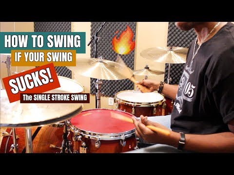 How To Swing If Your Swing Sucks!! - The Single Stroke Swing