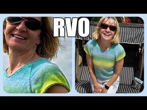 RVO shirt with V-neck and I-cord braids