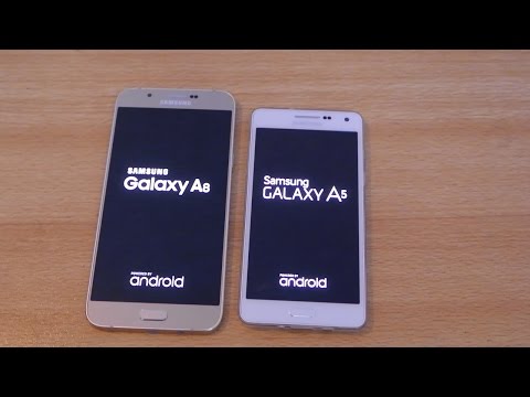 Samsung Galaxy A8 vs Galaxy A5 - Speed Test HD