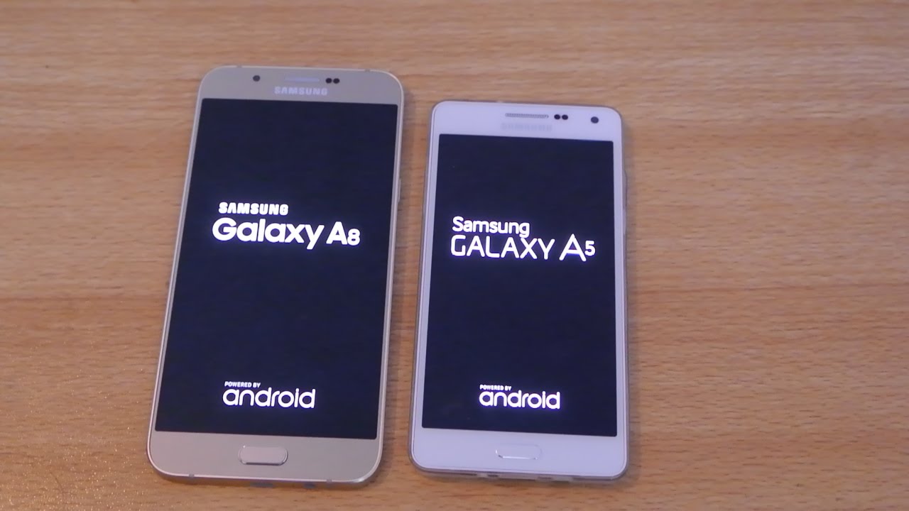 Samsung Galaxy A8 vs Galaxy A5 - Speed Test HD