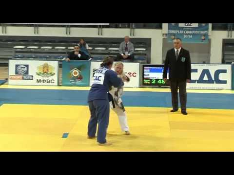 EC Juniors 2010 - Y. PERTSEVA (RUS) vs U. UREK (SLO) +78 Bronze