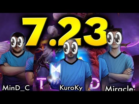 Miracle Kuroky and MindControl first game 7.23 update SNAPFIRE VS VOID SPIRIT - TOO OP