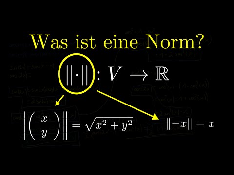 Norm in der Mathematik (EINFACH erklärt!)