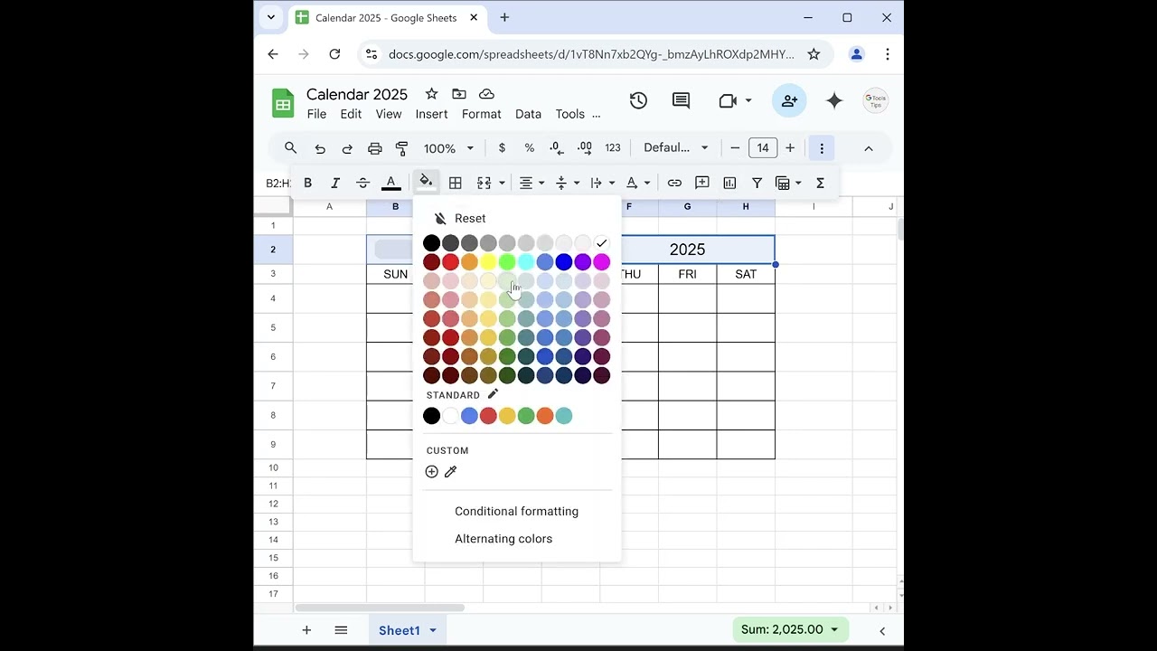 How to make a Calendar for 2025 | Dhivehi