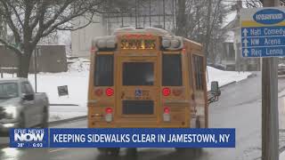 Keeping Sidewalks Clear in Jamestown, New York