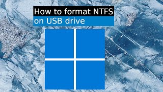 How to format USB as NTFS on Linux | Nixpedia