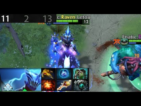 Raven - Razor | Fnatic vs Elephant  (game 2) BO2 | The International 2021
