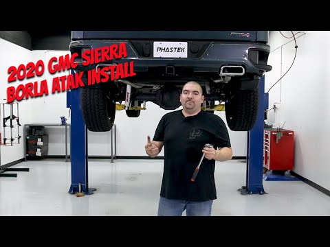 2019-2020 Borla ATAK Cat-Back Exhaust on 2020 GMC Sierra 6.2L - Phastek Install w/ Sound Clip