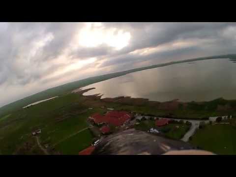 Flying the Bixler at  lake Pikrolimni