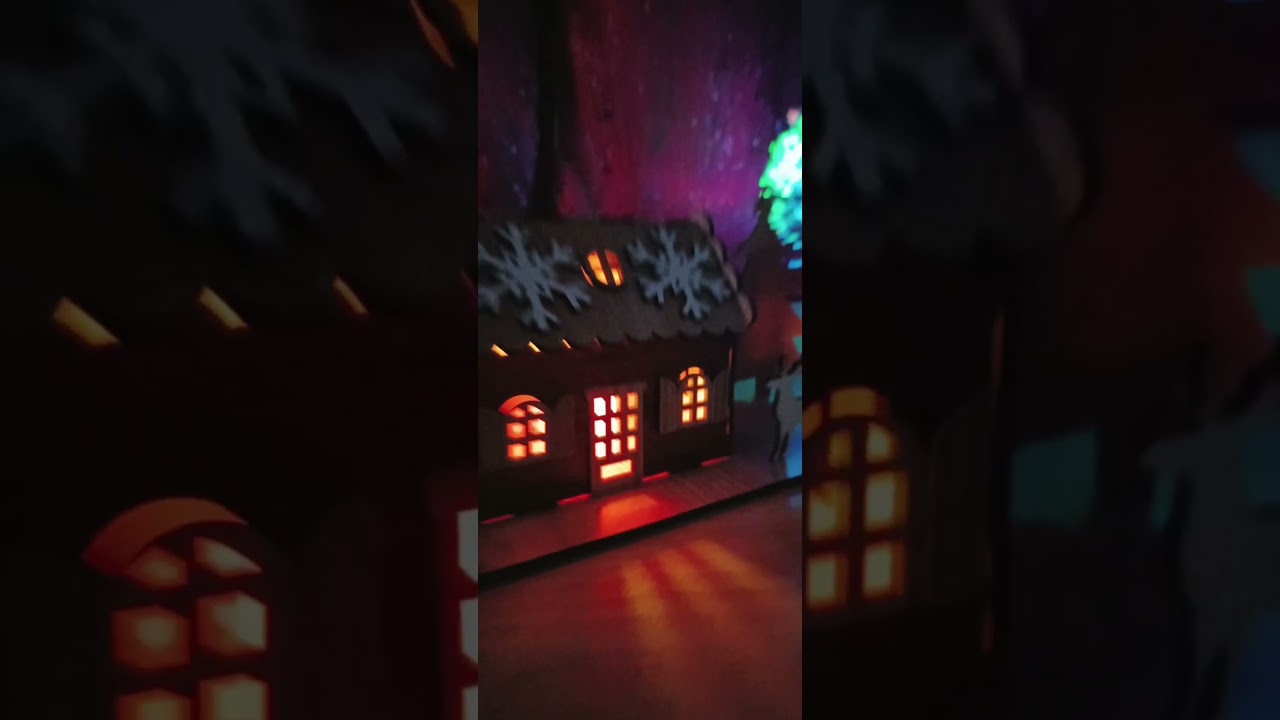 How to Make a Christmas Nativity Scene | Christmas Tealight House | Christmas Decor Idea