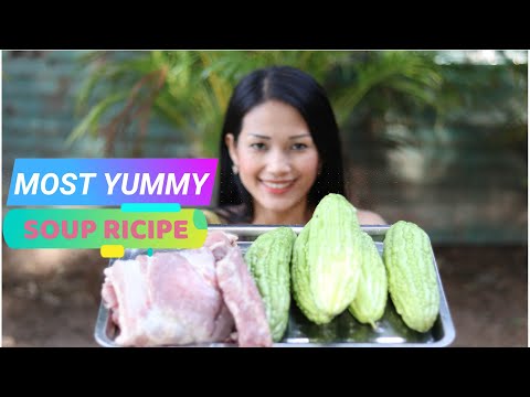 Yummy Pork Bitter Gourd Soup Recipe Cambodian Favorite - I Am Thyda Cooking