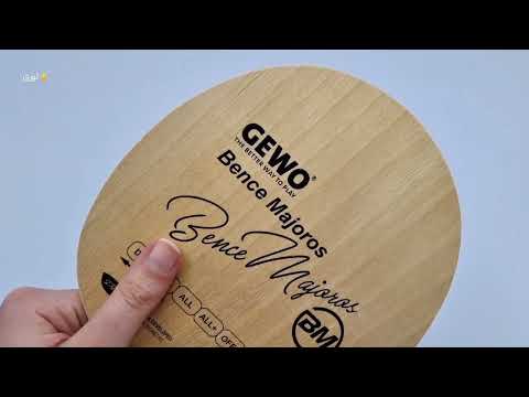 Gewo bence majoros ping pong blade review 2023