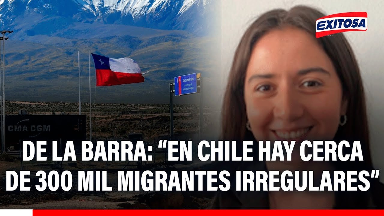 🔴🔵 De la Barra: "En Chile actualmente estarían cerca de 300 mil migrantes en situación irregular"
