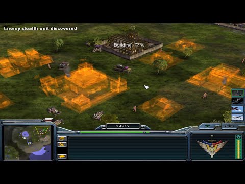 Command & Conquer: Generals Zero Hour - USA Laser General vs. GLA Stealth General Tactics