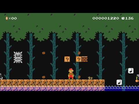 Mario's Jungle Jump by LunchTwey - Super Mario Maker 2 - No Commentary 1bx