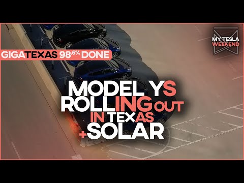 CARS ARE coming out of Giga Texas & it's 98.6% done