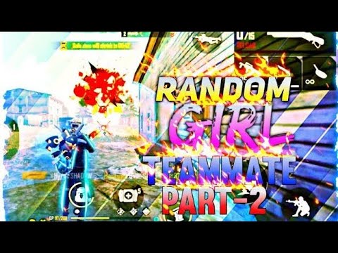 random teammate girl gamer playing free fire awesome gameplay by HySHADOW
