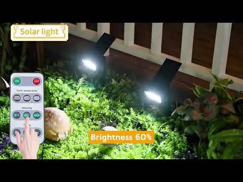 Gambar Krisbow Zura Lampu Sorot Taman Double Solar 2L 700 Lumens 6500K