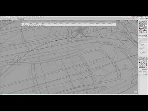 Alias Car Modeling  BMW 6S 22 SIDE DETAIL