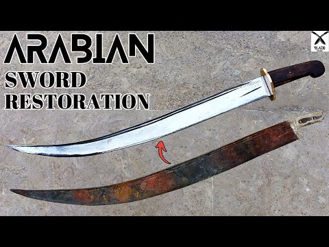 Restoration of Old Rusty Arabian Sword