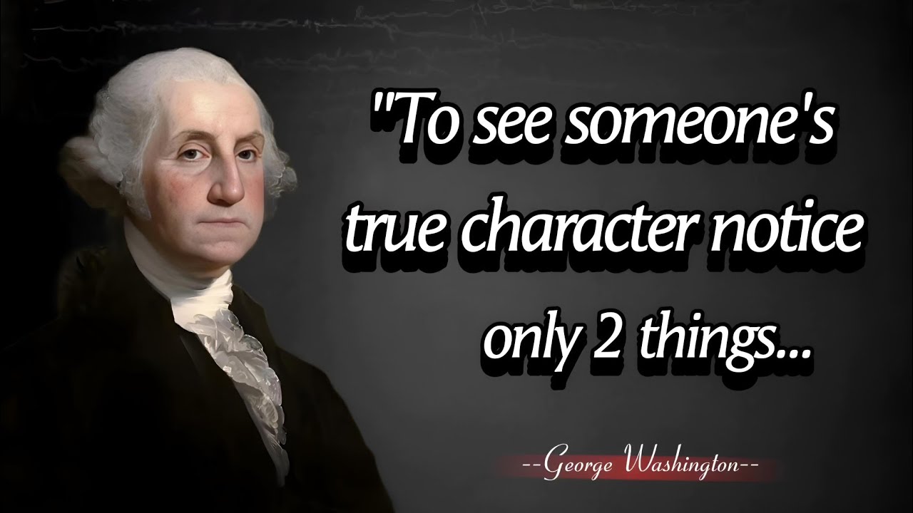 George Washington Timeless Wisdom: Quotes from America's First President || Quotes Library