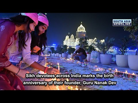 Sikh devotees across India marks the birth anniversary of their founder, Guru Nanak Dev