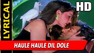 Haule Haule Dil Dole With Lyrics  Udit Narayan Alk