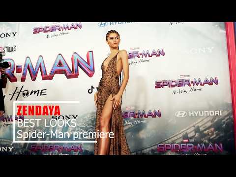 Zendaya The Best Looks From The Spider Man Premiere - 4k