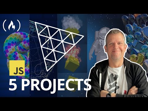 JavaScript Tutorial with Three.js – 5 Projects for Beginners