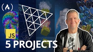 JavaScript Tutorial with Three.js – 5 Projects for Beginners