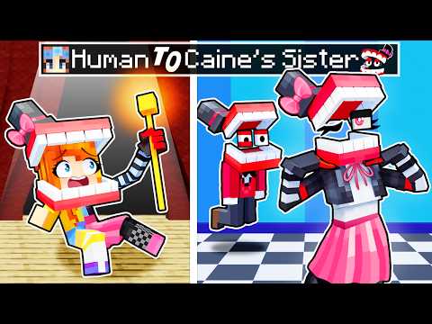 Da UMANO a SORELLA di CAINE in Minecraft!