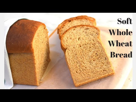 Fluffy Whole wheat bread recipe|Brown Bread Recipe|Wholemeal bread recipe|Wholegrain bread recipe