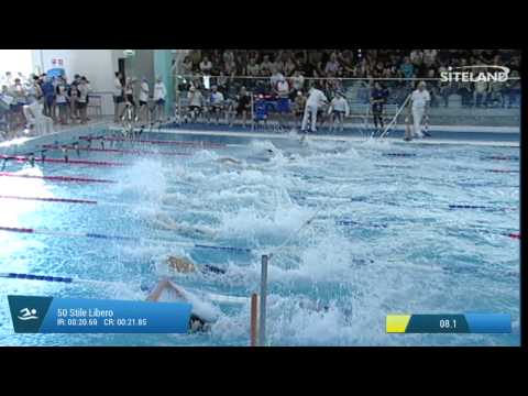 Eliminatorie 3 dei 50 Stile Libero  Assoluti Maschi Agonisti - 18 Memorial  Chiara Giavi