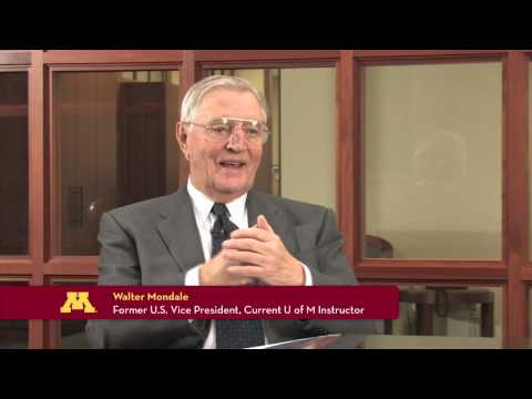 In class with VP Mondale