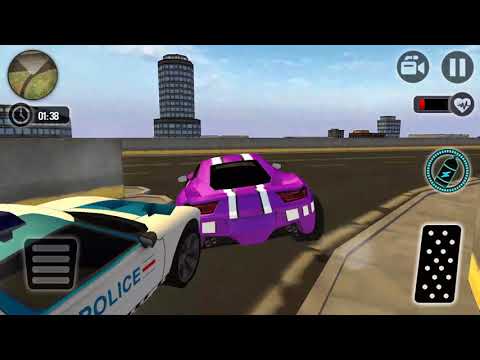 Chase Gangster Car: Police Car Driver Simulator 3D Android Gameplay FHD