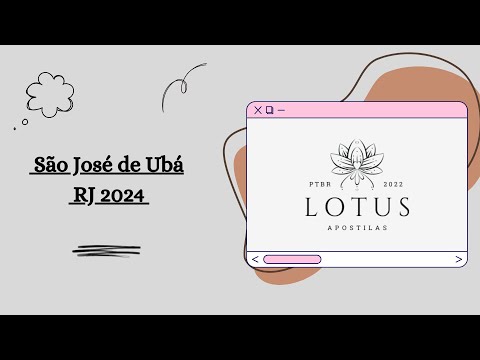 Apostila Prefeitura de São José de Ubá RJ 2024 Recepcionista