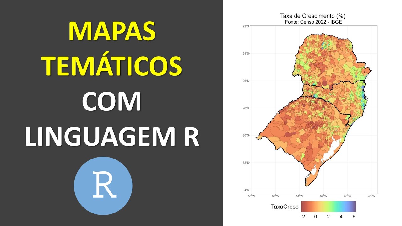 COMO FAZER SEU PRIMEIRO MAPA TEMÁTICO USANDO LINGUAGEM R