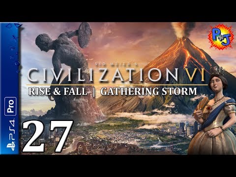 Let's Play Civilization VI PS4 Pro Console | Victoria England Civ 6 Gameplay Episode 27 (P+J)