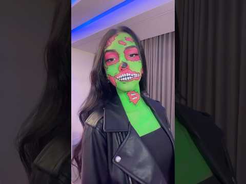 Transição de Halloween 🧟‍♀️ #luluca #shorts