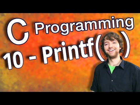 C Programming Tutorial 10 C Basics Part 2 Print Variables Using Printf