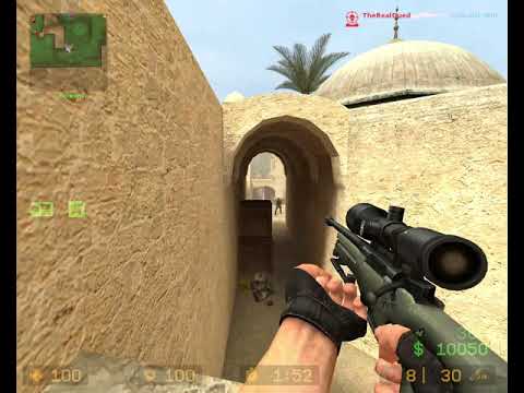 Double AWP tag through mid doors on Dust 2