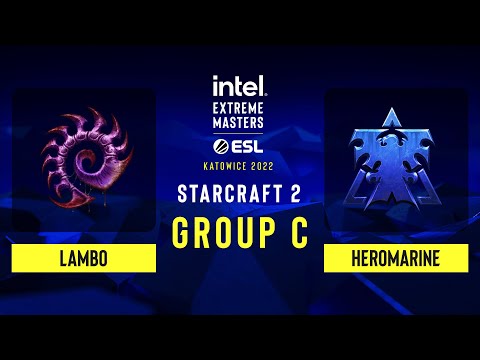 SC2 - Lambo vs HeroMarine - IEM Katowice 2022 - Group C